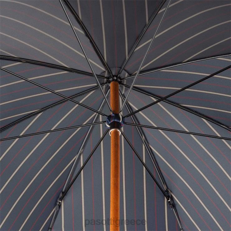 ομπρέλα | PASOTTI 142 bruce-1 p - ομπρέλα κατά παραγγελία δερμάτινη ναυτική λαβή 2N6B8138 άνδρες